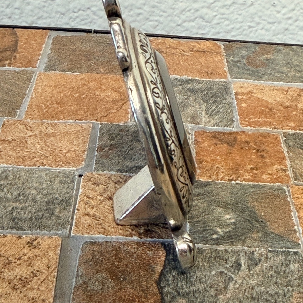 Brighton Silver Table Clock mini - Picture 5 of 7